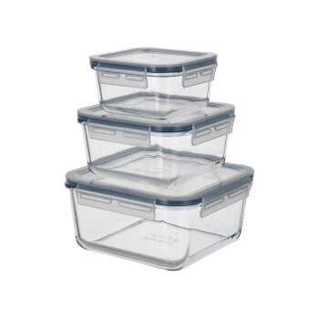 SILVERCREST® Frischhaltedosen-Set, 3 Stück - B-Ware