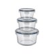 SILVERCREST® Frischhaltedosen-Set, 3 Stück - B-Ware