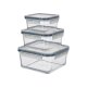 SILVERCREST® Frischhaltedosen-Set, 3 Stück - B-Ware