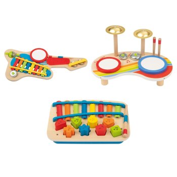lupilu® Musikinstrument 6-in-1 / Xylophon-Piano /...