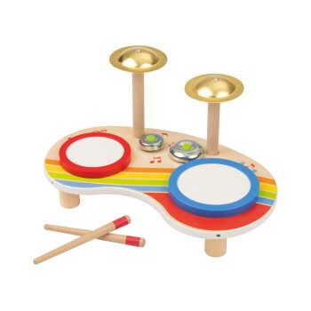 lupilu® Musikinstrument 6-in-1 / Xylophon-Piano / Trommeltisch - B-Ware