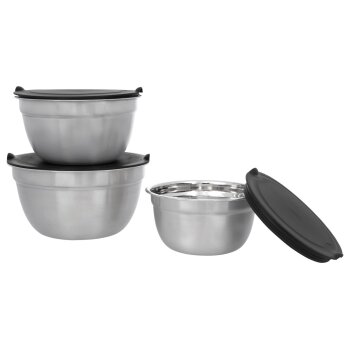 SILVERCREST® Edelstahl-Schüsselset, 3 Stück - B-Ware sehr gut