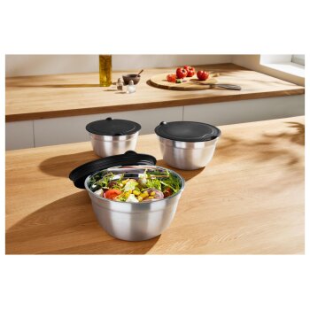 SILVERCREST® Edelstahl-Schüsselset, 3 Stück - B-Ware sehr gut