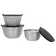 SILVERCREST® Edelstahl-Schüsselset, 3 Stück - B-Ware sehr gut