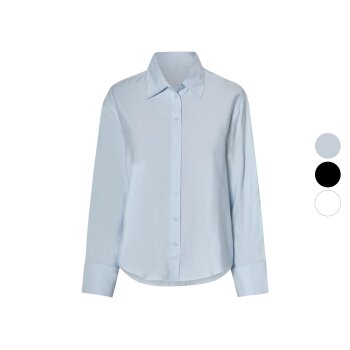 esmara® Damen Bluse, mit überschnittenen...