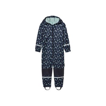 lupilu® Baby Kleinkinder Matsch- und Buddel-Overall Softshell, gefüttert (Muster/navy, 86/92) - B-Ware neuwertig