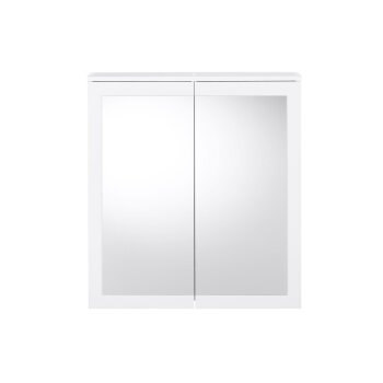 LIVARNO® Spiegelschrank Basel, mit 2 Türen, weiß - B-Ware Transportschaden