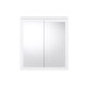 LIVARNO® Spiegelschrank Basel, mit 2 Türen, weiß - B-Ware Transportschaden