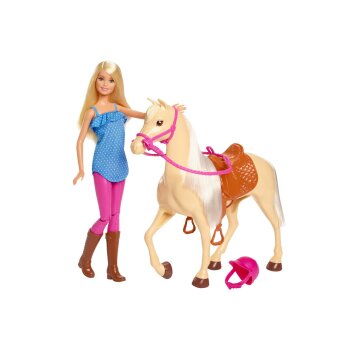 BARBIE Spielset »Puppe und Pferd« - B-Ware...