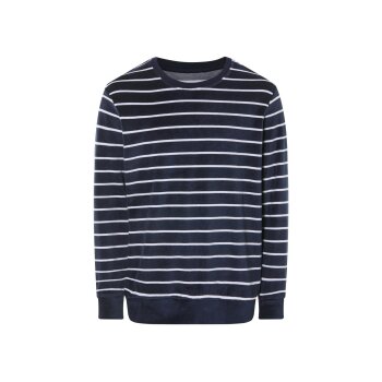 LIVERGY® Herren Nicki Pyjama (Streifen navy, L(52/54)) - B-Ware neuwertig