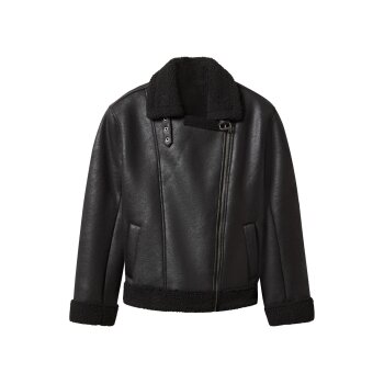 esmara® Damen Bikerjacke (Schwarz, M(40/42)) - B-Ware neuwertig
