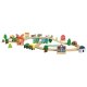 lupilu® Holzeisenbahn-Set »Farm / Dinosaurier« (Bauernhof-Set) - B-Ware sehr gut