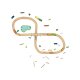 lupilu® Holzeisenbahn-Set »Farm / Dinosaurier« (Bauernhof-Set) - B-Ware sehr gut