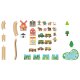 lupilu® Holzeisenbahn-Set »Farm / Dinosaurier« (Bauernhof-Set) - B-Ware sehr gut