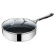 Tefal Kitchen Essentials Schmorpfanne 25 cm, Edelstahlpfanne Induktion, Antihaftbeschichtung »E3143334« - B-Ware