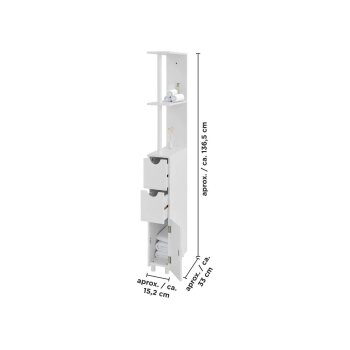 LIVARNO® Nischenhochschrank, weiß - B-Ware
