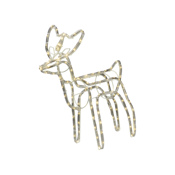 LIVARNO home 3D-Lichterschlauchfigur, Rentier - B-Ware...