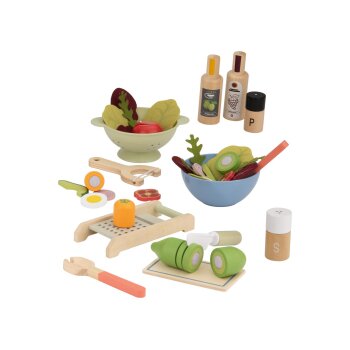 lupilu® Holz-Lebensmittel (Salat) - B-Ware sehr gut