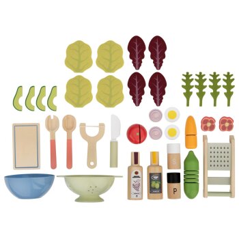 lupilu® Holz-Lebensmittel (Salat) - B-Ware sehr gut