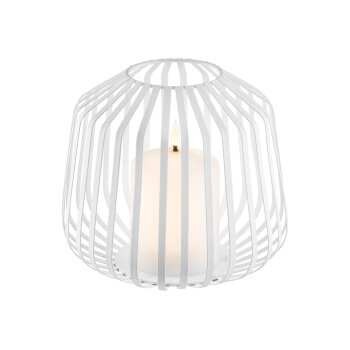 LIVARNO home LED-Kerze im Metallkorb (Weiß) - B-Ware sehr gut