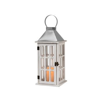 LIVARNO® Laterne Holz, Metall LED - B-Ware