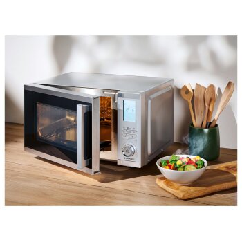 SILVERCREST® Mikrowelle Edelstahl 4 in 1 25L SMWEDS...