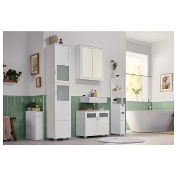 LIVARNO® Waschbeckenunterschrank »Basel« - B-Ware Transportschaden