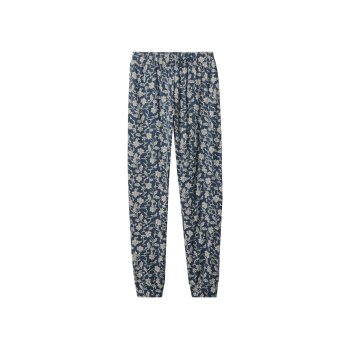 esmara® Damen-Pyjama, M, dunkelblau - B-Ware neuwertig