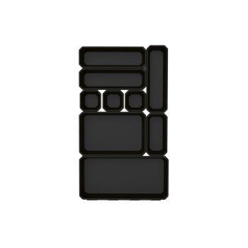PARKSIDE® Organizer-Sortierschalen-Set, 20-teilig (Schwarz) - B-Ware sehr gut