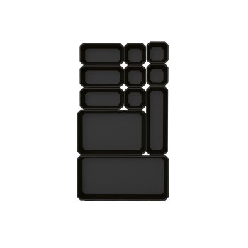PARKSIDE® Organizer-Sortierschalen-Set, 20-teilig (Schwarz) - B-Ware sehr gut