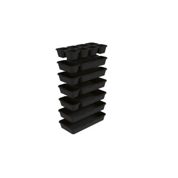 PARKSIDE® Organizer-Sortierschalen-Set, 20-teilig (Schwarz) - B-Ware sehr gut