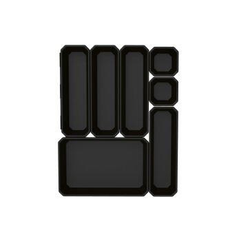 PARKSIDE® Organizer-Sortierschalen-Set, 20-teilig (Schwarz) - B-Ware sehr gut