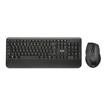 TRONIC® Tastatur-und-Maus-Set, kabellos, schwarz -...