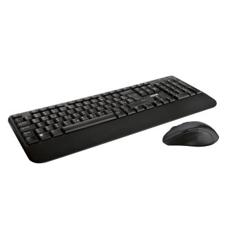 TRONIC® Tastatur-und-Maus-Set, kabellos, schwarz - B-Ware sehr gut