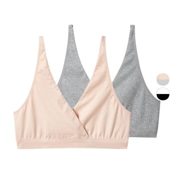 esmara® Damen Still-Bustiers, 2 Stück - B-Ware