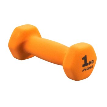 CRIVIT Kurzhantel-Set, 2x 1 kg / Gewichtsmanschette, 2x 1 kg / Expander / Bauchmuskeltrainer - B-Ware
