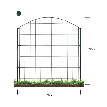 HC Garten & Freizeit 11-teiliges Teichzaun-Set,...