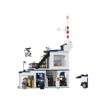 lupilu® Clippys-Set L (Polizeistation) - B-Ware neuwertig