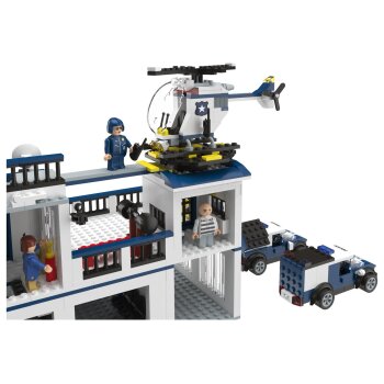 lupilu® Clippys-Set L (Polizeistation) - B-Ware neuwertig