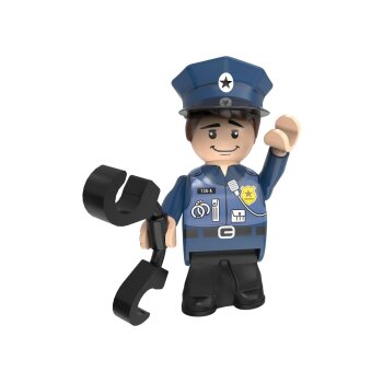 lupilu® Clippys-Set L (Polizeistation) - B-Ware neuwertig