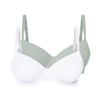 esmara® Damen Bügel-BHs, 2 Stück, mit...