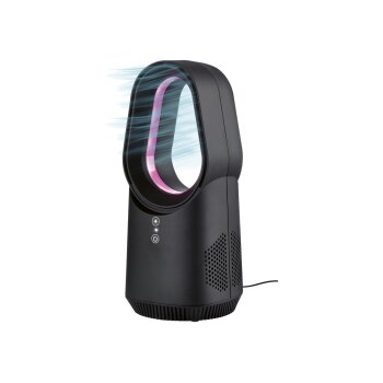 SILVERCREST® Rotorloser Tischventilator Mini mit LED - B-Ware