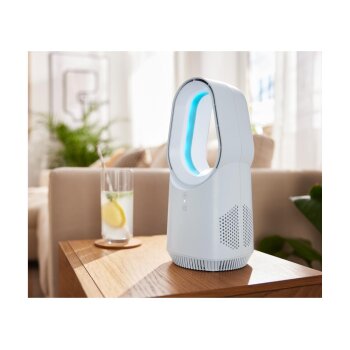 SILVERCREST® Rotorloser Tischventilator Mini mit LED...