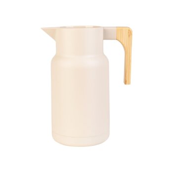 LIVARNO home Isolierkanne mit Holzgriff - B-Ware