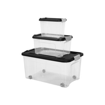 LIVARNO home Aufbewahrungsboxen, 3 Stück,...