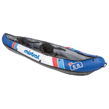 MISTRAL Nylon Kajak, 3-Luftkammersystem, mit 2 Doppelpaddeln - B-Ware