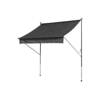 LIVARNO home Klemmmarkise 200 x 150, anthrazit - B-Ware