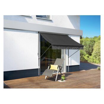 LIVARNO home Klemmmarkise 200 x 150, anthrazit - B-Ware