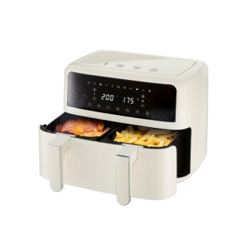 SILVERCREST® Heißluftfritteuse »Retro 1973 - SHLFD 2600 B1«, 2x 4,35 l - B-Ware