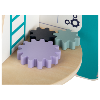 Playtive Holzrollenspielzeug Rakete, 10-teilig - B-Ware